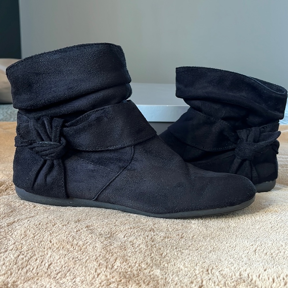 Fashion Bug Robbie 3 black ankle boots